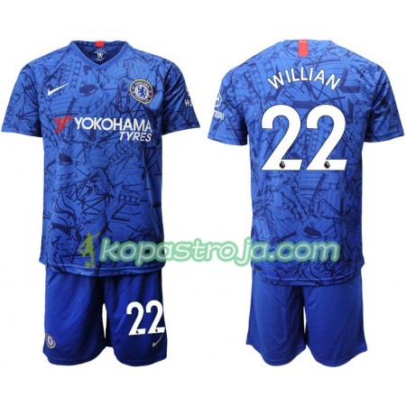 Billiga Fotbollströjor Chelsea Willian 22 Barn Hemma tröja 2019/20 Kortärmad
